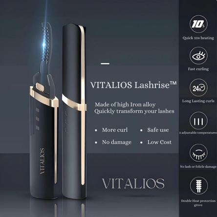 VITALIOS Lashrise™ - Heated Eyelash Curler