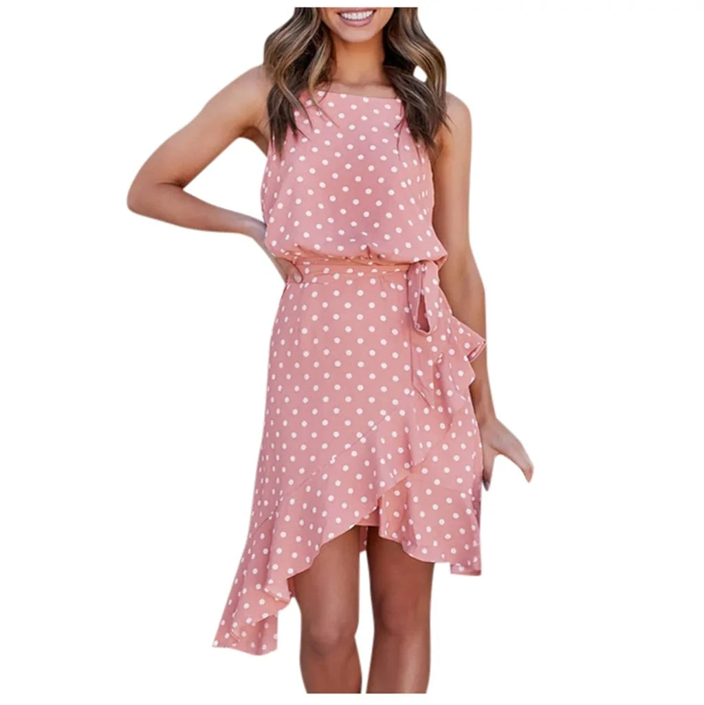 Reineleon™ Polka-Dot Summer Dress