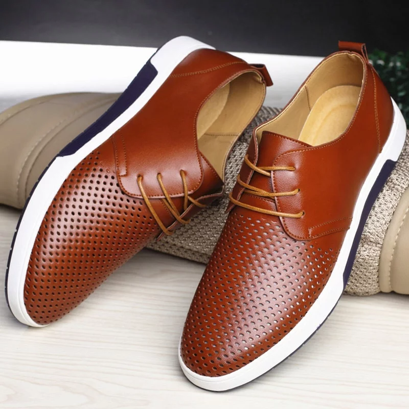 Merkmak Leather Oxford Shoes