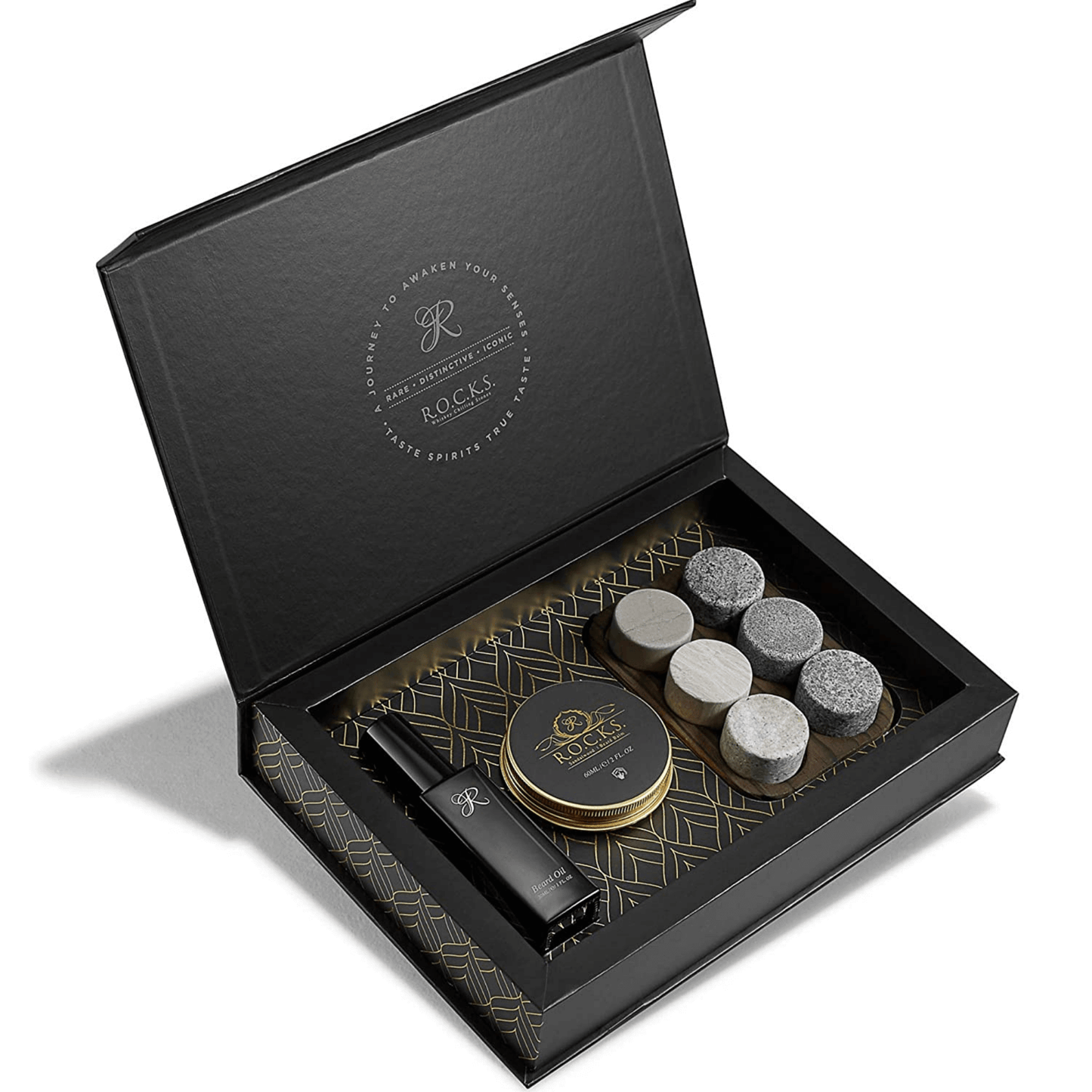 R.O.C.K.S Whiskey Stones & Beard Kit